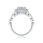 A Wedding Ring Set With  Moissanite S925 Silver