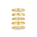 Morning Light Gold Ring -