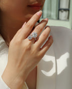 A Wedding Ring Set With Top-quality 1-carat