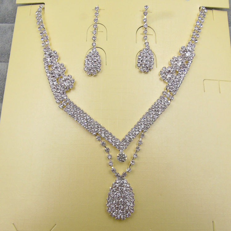Bridal Necklace, earring set