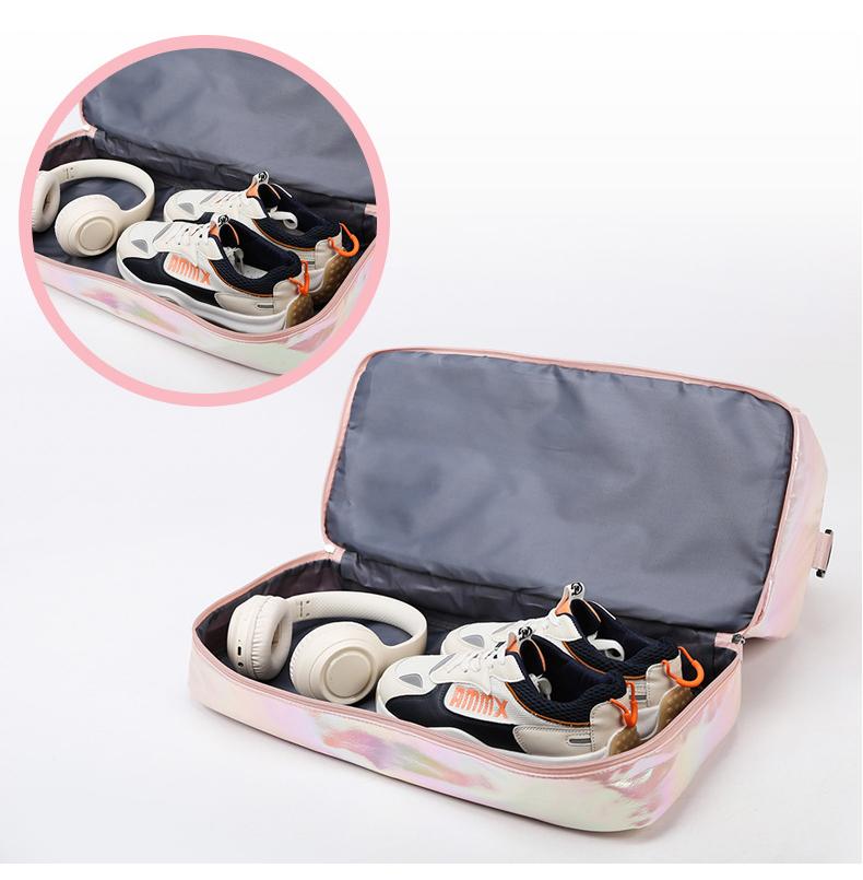 Iridescent Pearl Gym Bag ,Holographic Shiny