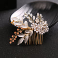 New Handmade Hairband Gold Leaf Headdress Bridal
