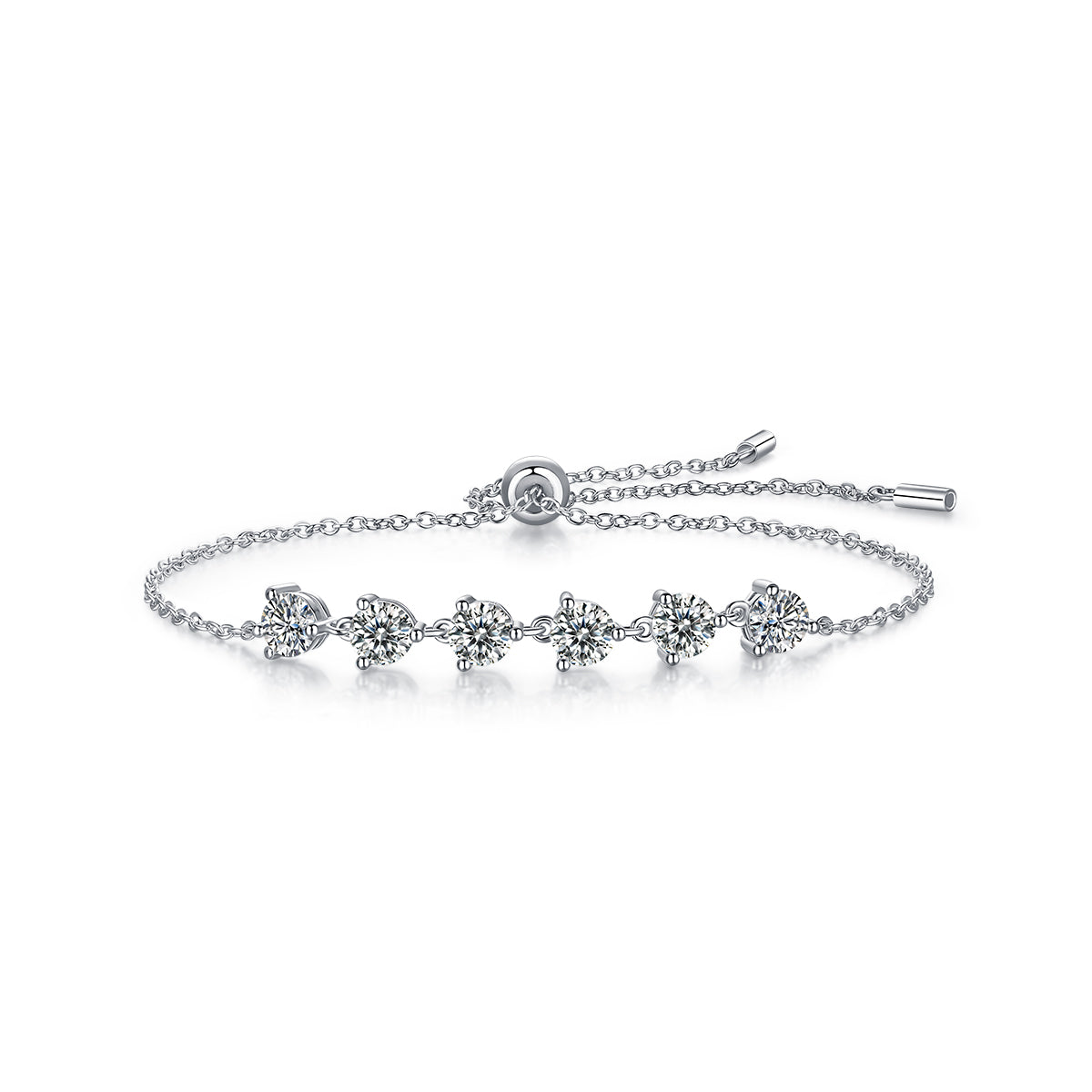 Silver Bracelet And Bracelet , S925 Silver-plated Platinum