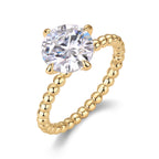 Wedding Ring Set With 3-carat S925 Silver