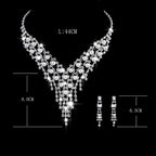 claw chain earrings, Pearl Rhinestone Necklace 465