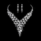 claw chain earrings, Pearl Rhinestone Necklace 465