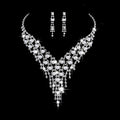 claw chain earrings, Pearl Rhinestone Necklace 465