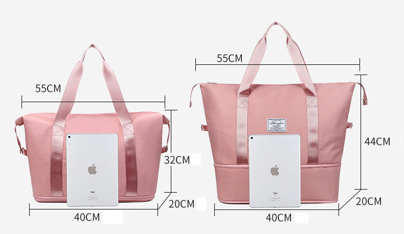 Large Capacity Expandable Gym Bag For Women