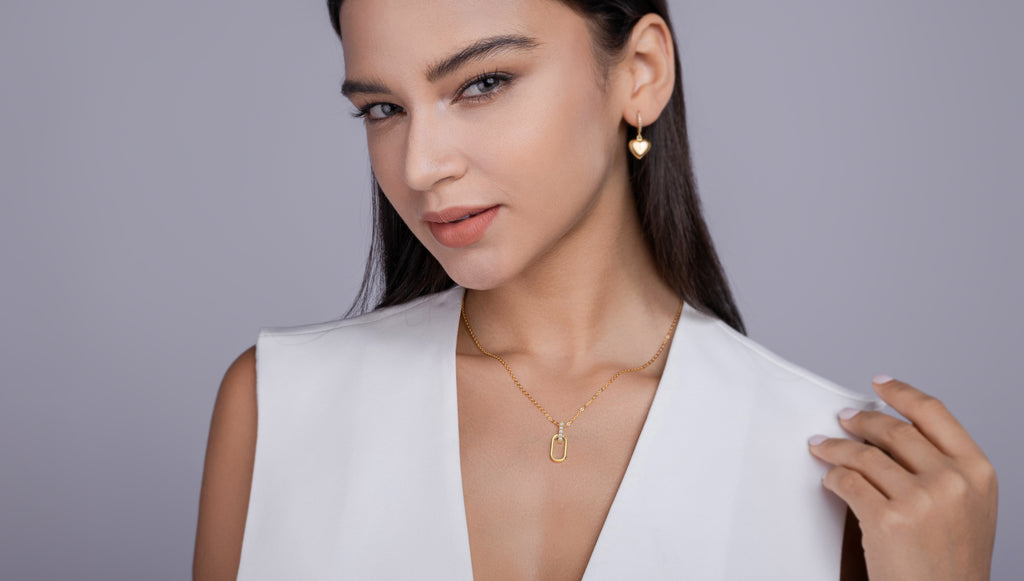 Geometry -Necklace Pendant Set