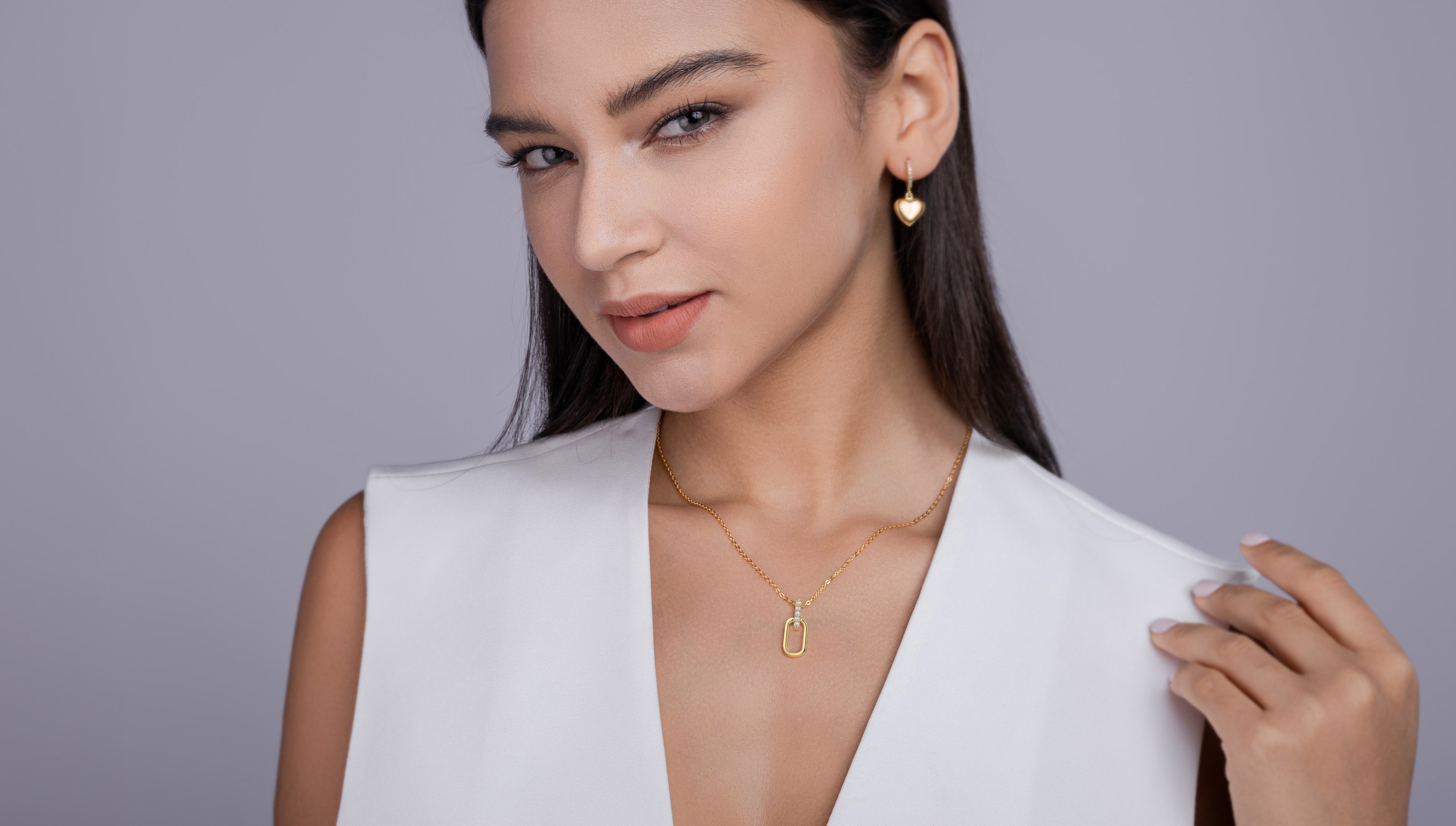 Geometry -Necklace Pendant Set