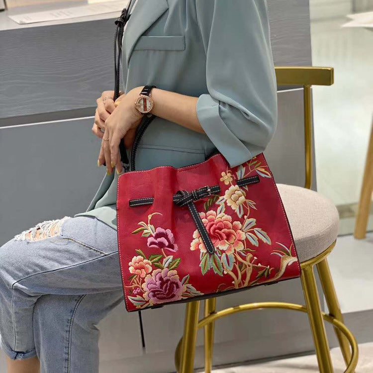 Chinese-style Hand-carrying Crossbody Shoulder Bag