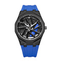 Rotating Watch Mens Wheel Hub Rotating Quartz Watch