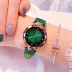 Leather Belt Casual Colorful Womens Quartz Watch