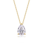 Necklace Pendant Set With Pear-shaped .
