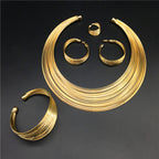 Nigeria bride Necklace Setfour sets