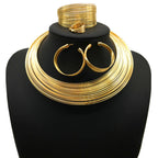 Nigeria bride Necklace Setfour sets