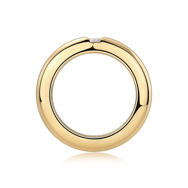 Light Luxury Jewelry Silver Ring Set