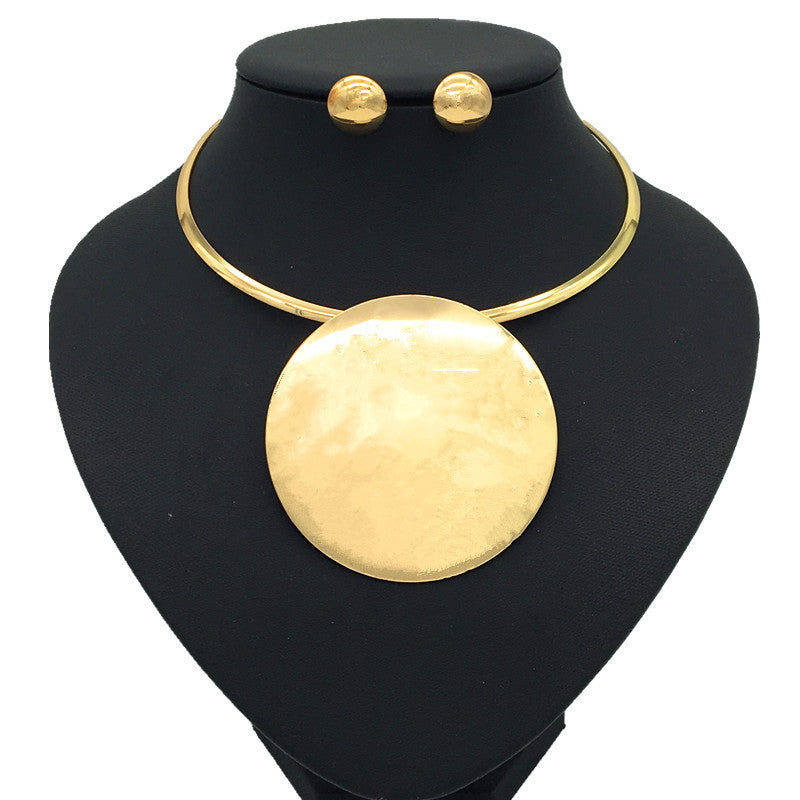 Nigeria bride necklace set cross bordery Bead Pendant
