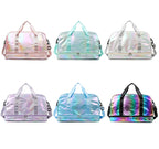 Iridescent Pearl Gym Bag ,Holographic Shiny