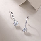 Jumping Wind - Earrings Set With 1-carat