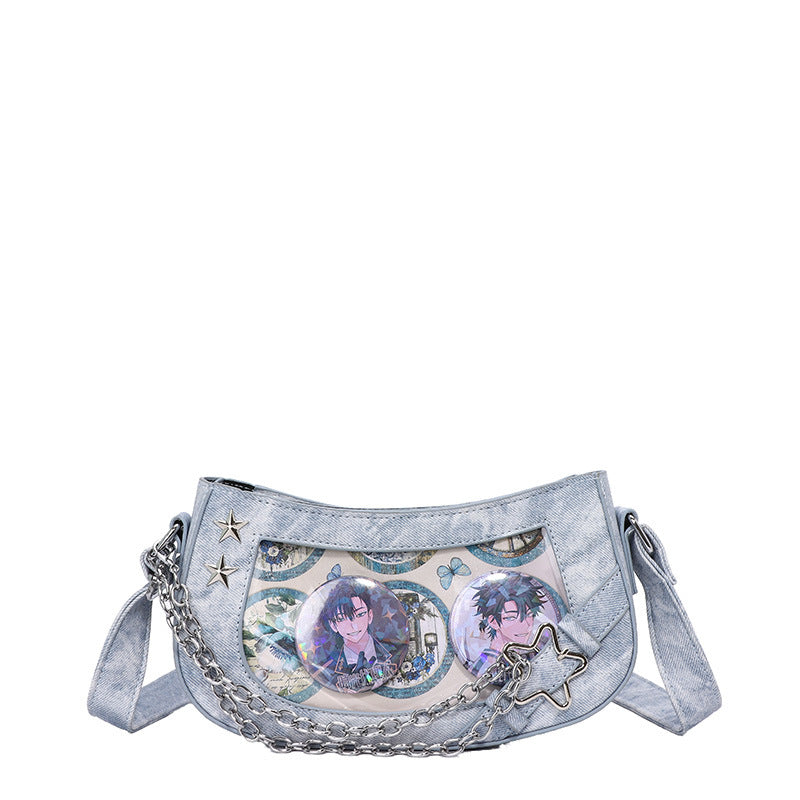 Japanese-Korean Style Underarm Clutch Bag