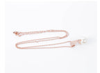 Bridal Pearl Necklace Earrings Jewelry Set