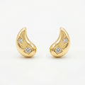 925 Sterling Silver Elegant Tear-Drop Studs