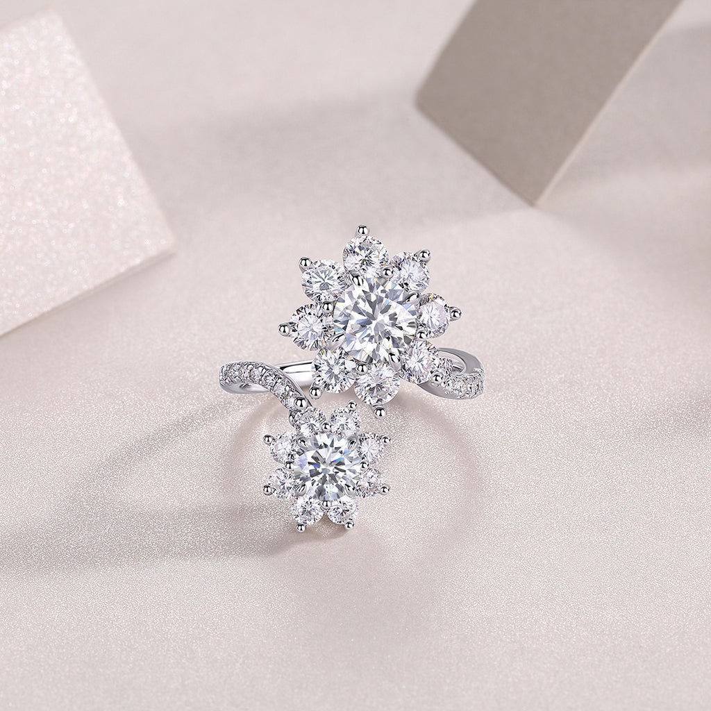 A Wedding Ring Set With Top-quality 1-carat