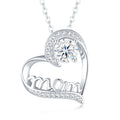 1 Carat Silver Necklace Pendant Set