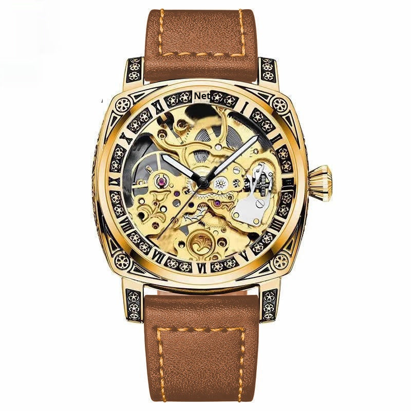cut Hollowed-out Fully Automatic Mechanical Watch