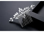 S925 Pure Silver Moissanite  New Bride Hair Comb