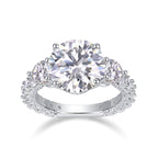 Three-diamond Shining - Set With Top-quality 5-carat Moissanite