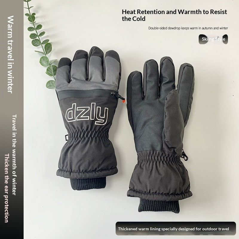 Ski Gloves For Men With Touchscreen Cold-proof And Windproof