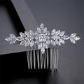 S925 Pure Silver Moissanite  New Bride Hair Comb