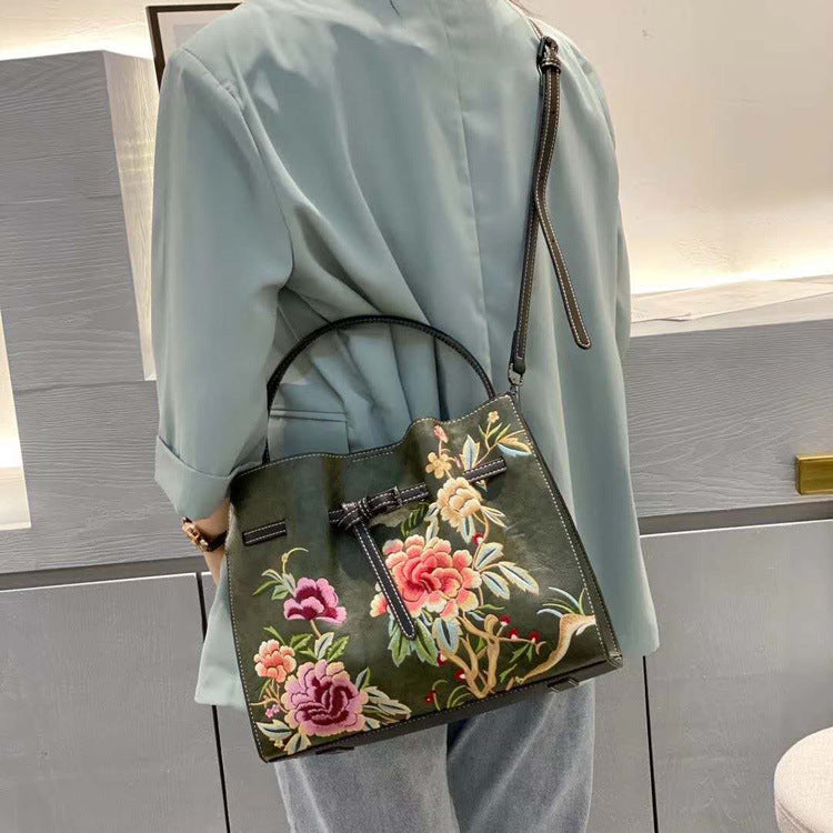 Chinese-style Hand-carrying Crossbody Shoulder Bag