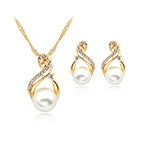 Pearl Necklace And Earrings Se