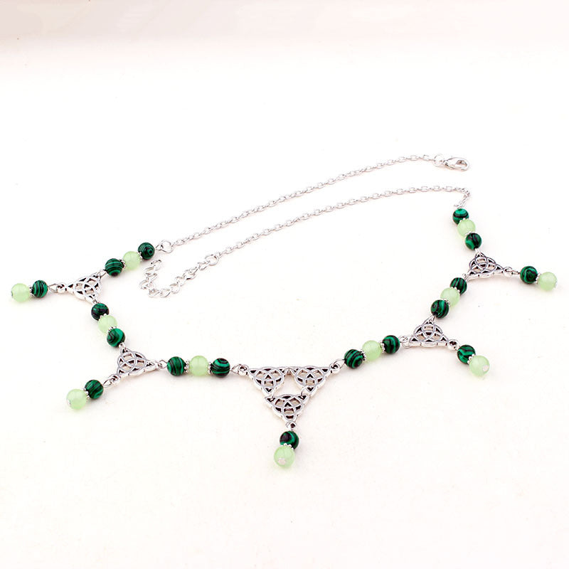 Witchcraft Irish Knot Chain Pagan Peacock Lvzhu