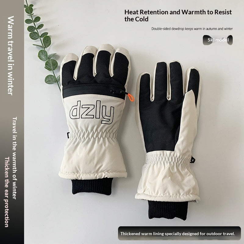 Ski Gloves For Men With Touchscreen Cold-proof And Windproof