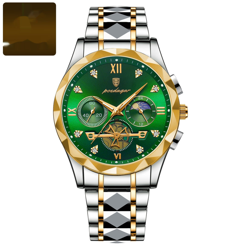 Mens Waterproof Multifunctional Watch