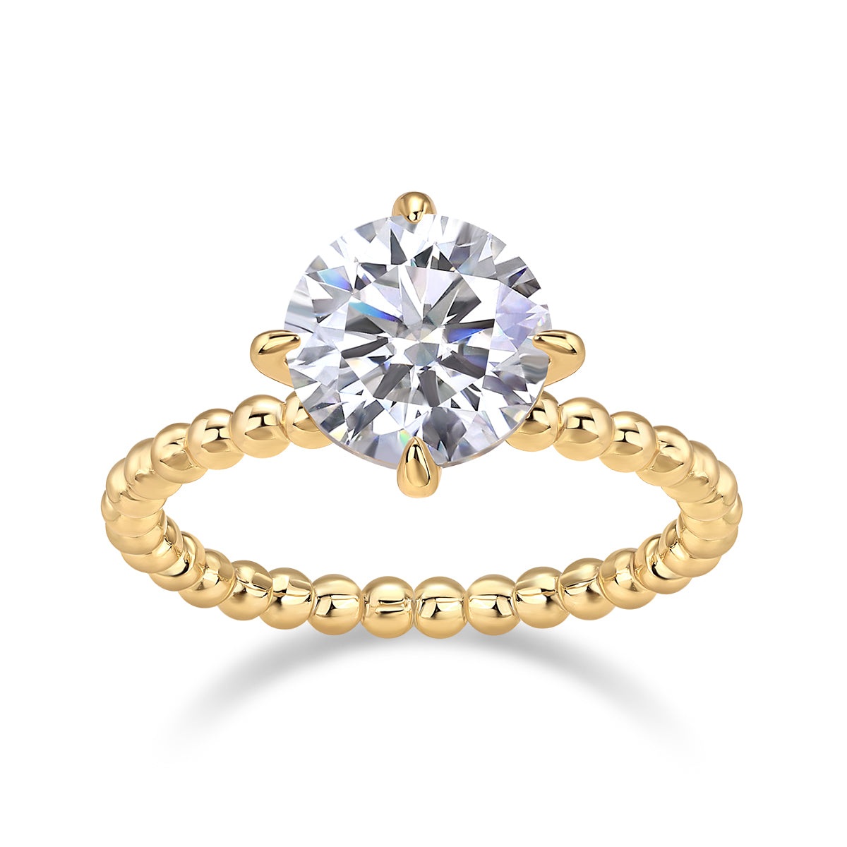 Wedding Ring Set With 3-carat S925 Silver