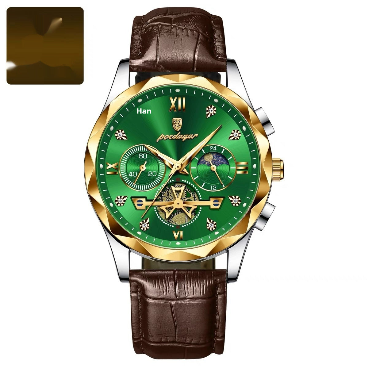 Mens Waterproof Multifunctional Watch