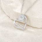 1 Carat Silver Necklace Pendant Set
