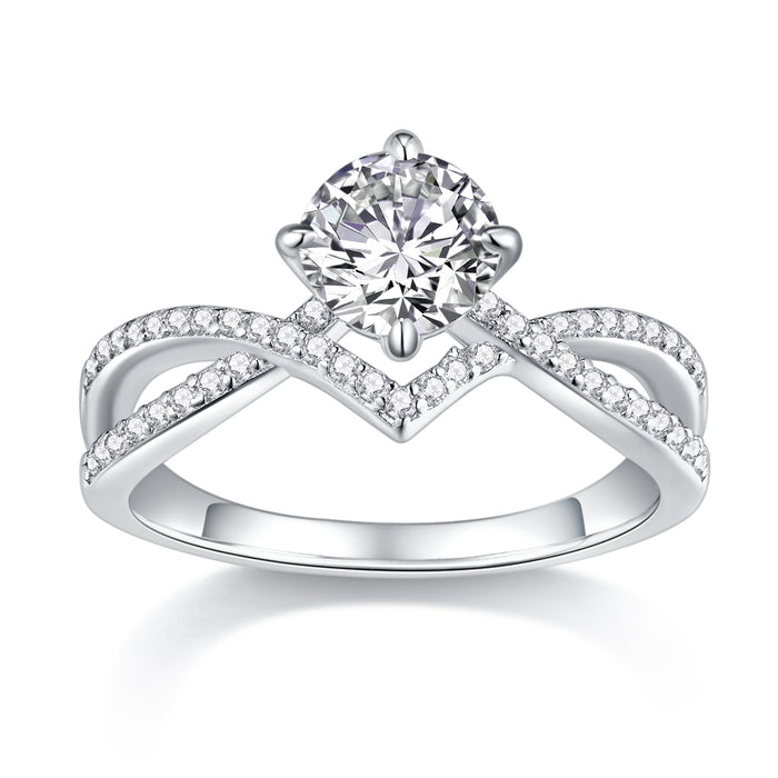 Sacred Vow - A Wedding Ring Set With 2-carat