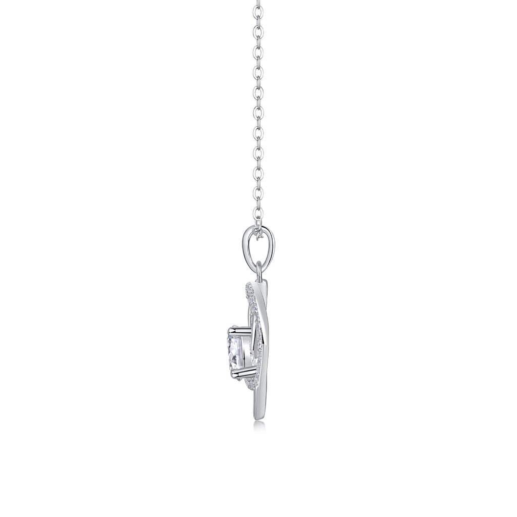 Light Luxury Jewelry Pendant Necklace Set  S925 Silver