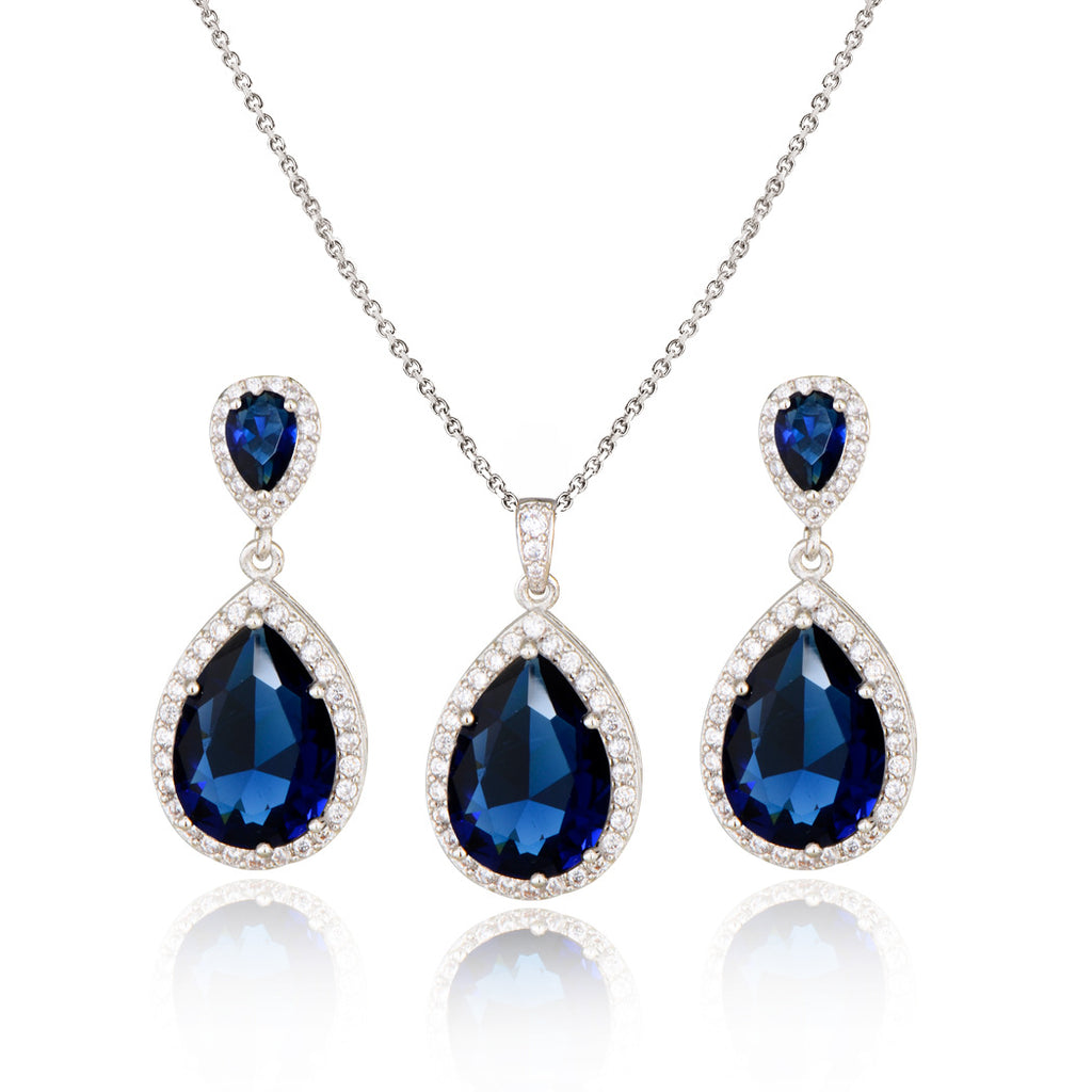 Necklace Eardrops Suit Bride Wedding Jewelry