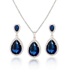 Necklace Eardrops Suit Bride Wedding Jewelry