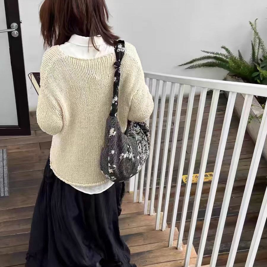 New Chinese-style Patchwork Elegant Shoulder Bag