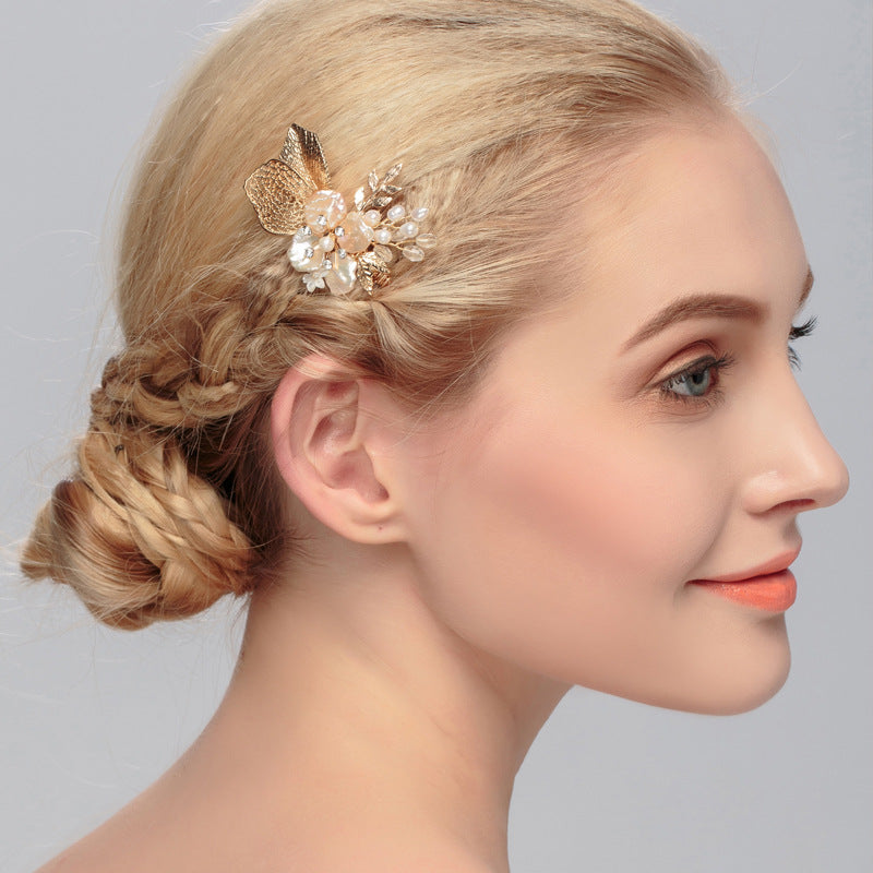Korean bride comb comb wedding headdress