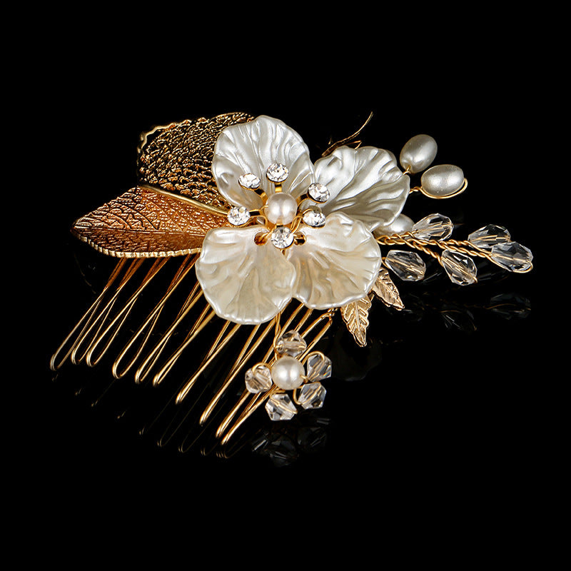 Korean bride comb comb wedding headdress