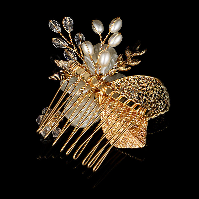 Korean bride comb comb wedding headdress
